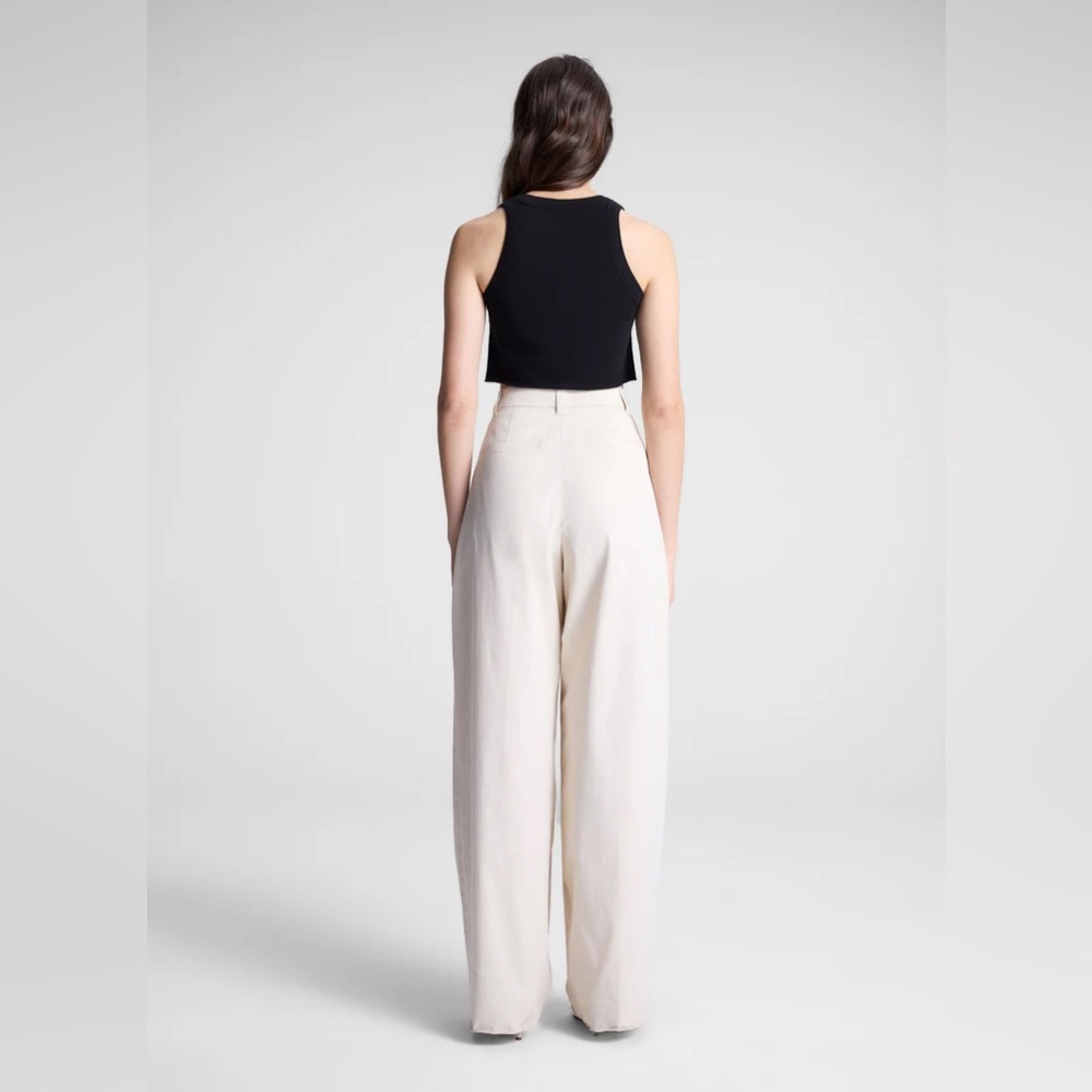A.L.C $88 Halsey Cropped Cotton Rib Tank - Picture 4 of 7